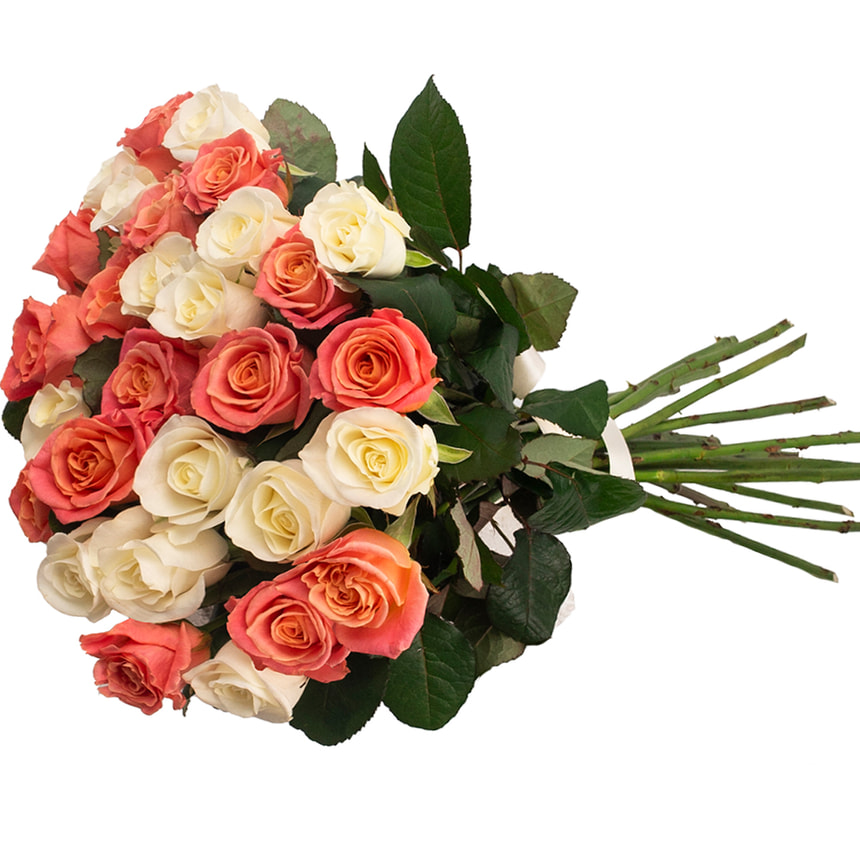Bouquet "Paradise" of 29 roses – order with delivery