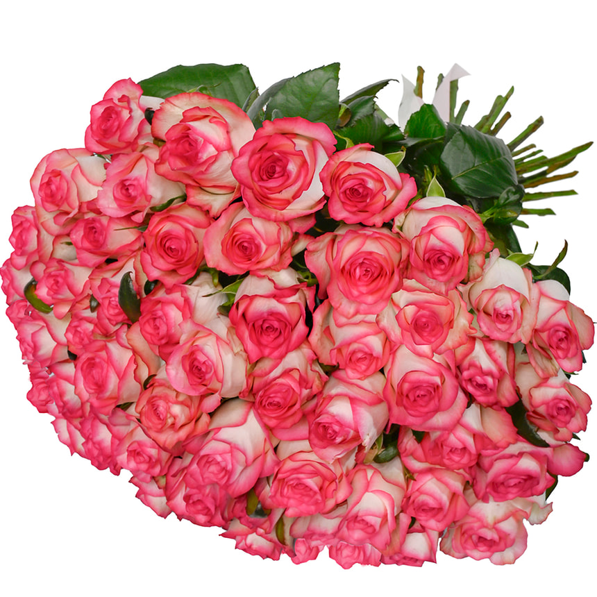 Букет "51 троянда Джумілія" – замовити з доставкою