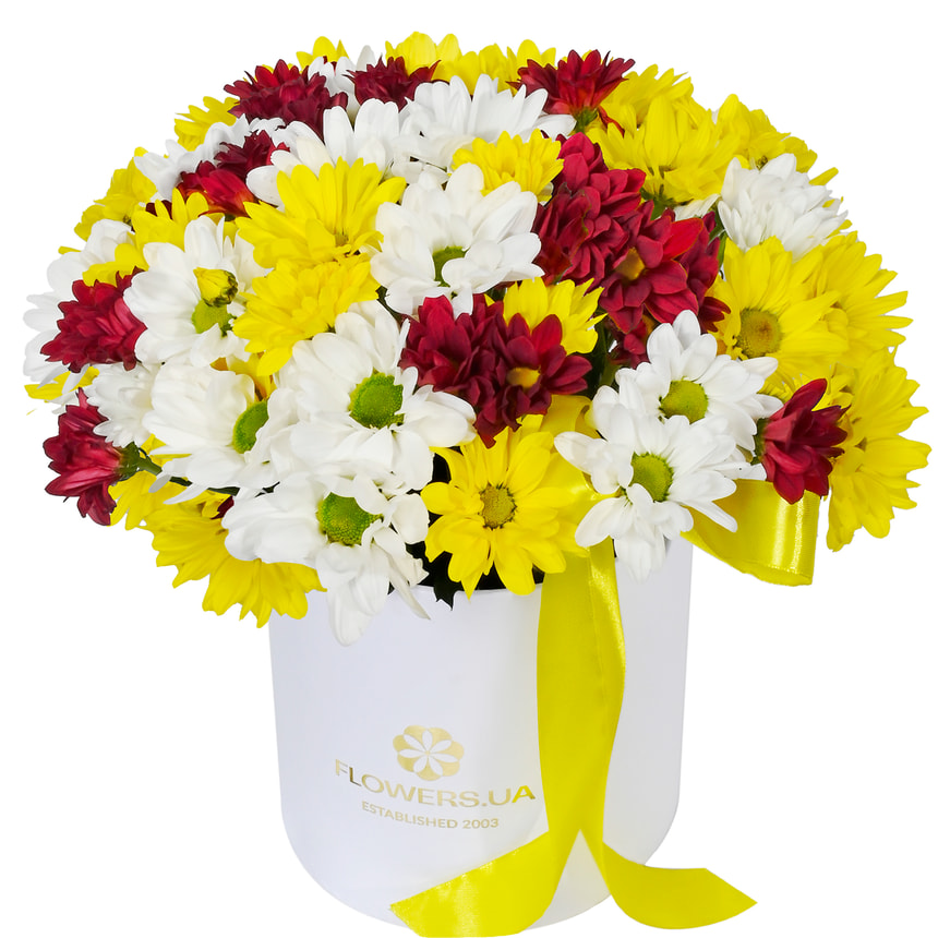 Композиція "Барви хризантем" – замовити з доставкою