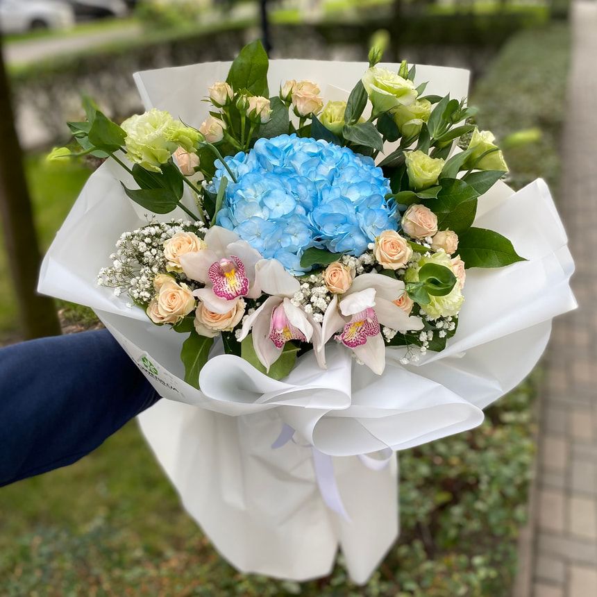 Букет "Silver rain" – заказать у Flowers.ua