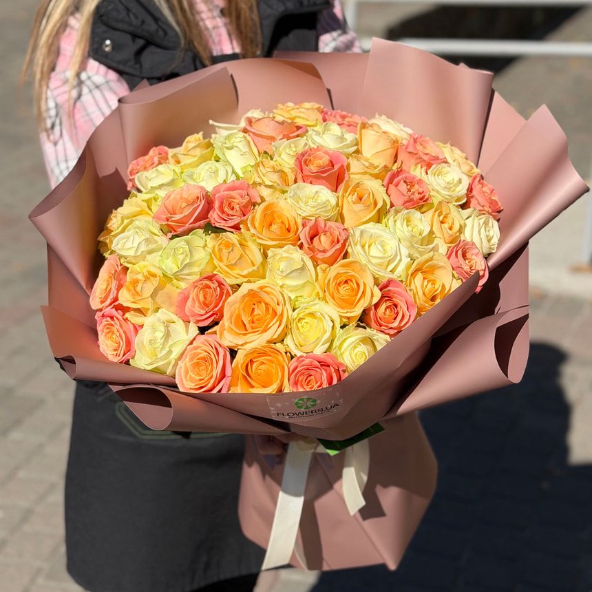 "Tender shades" bouquet
