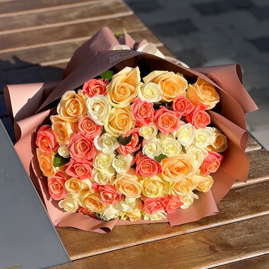"Tender shades" bouquet