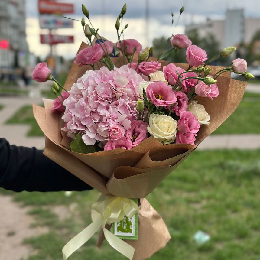 "Pink taste of vanilla" bouquet
