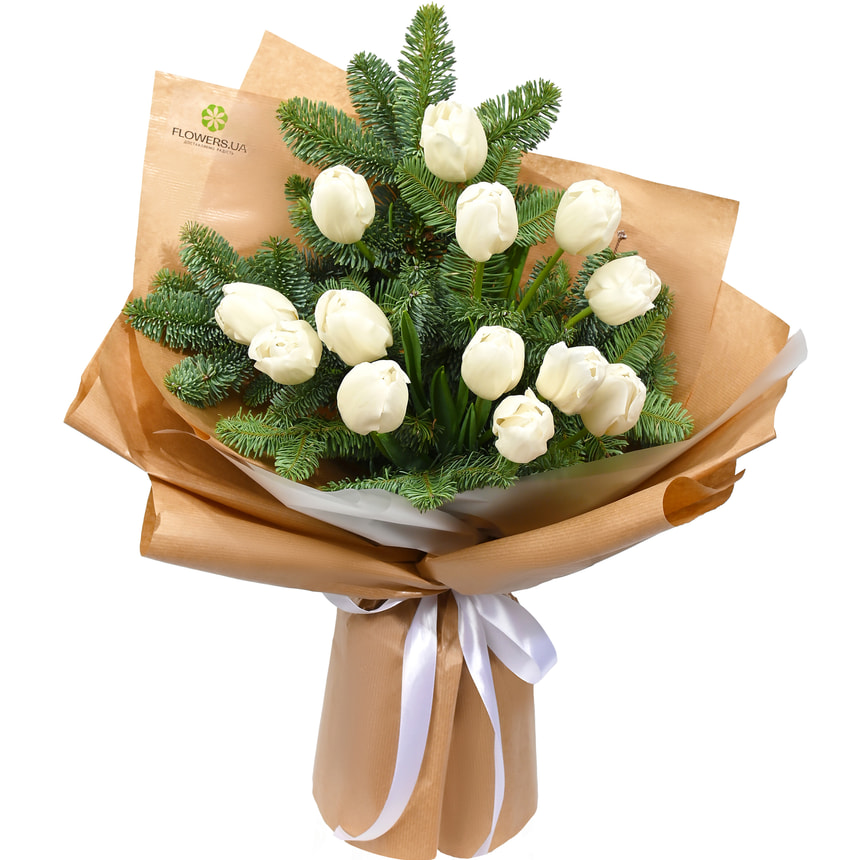 Букет "Снігова гармонія" – замовити з доставкою
