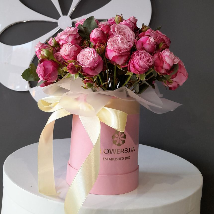 "9 pink peony roses" composition – order from Flowers.ua