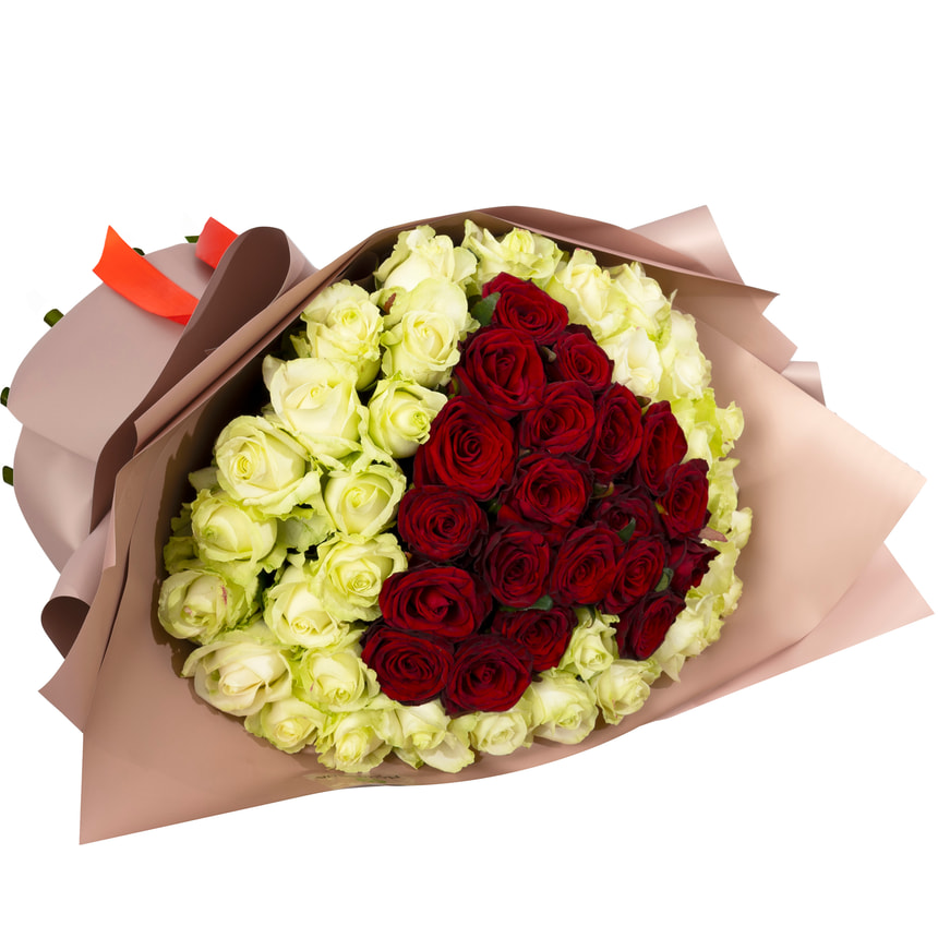 Букет "Сердце – сердцу" – заказать с доставкой