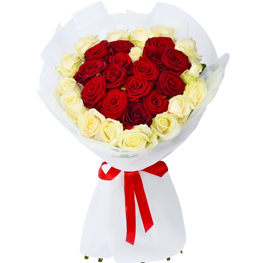 Букет "Зворушливе кохання" з кулею – доставка по Україні