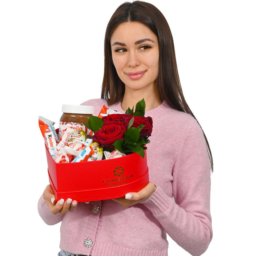 Композиція "Солодке серце" – доставка по Україні