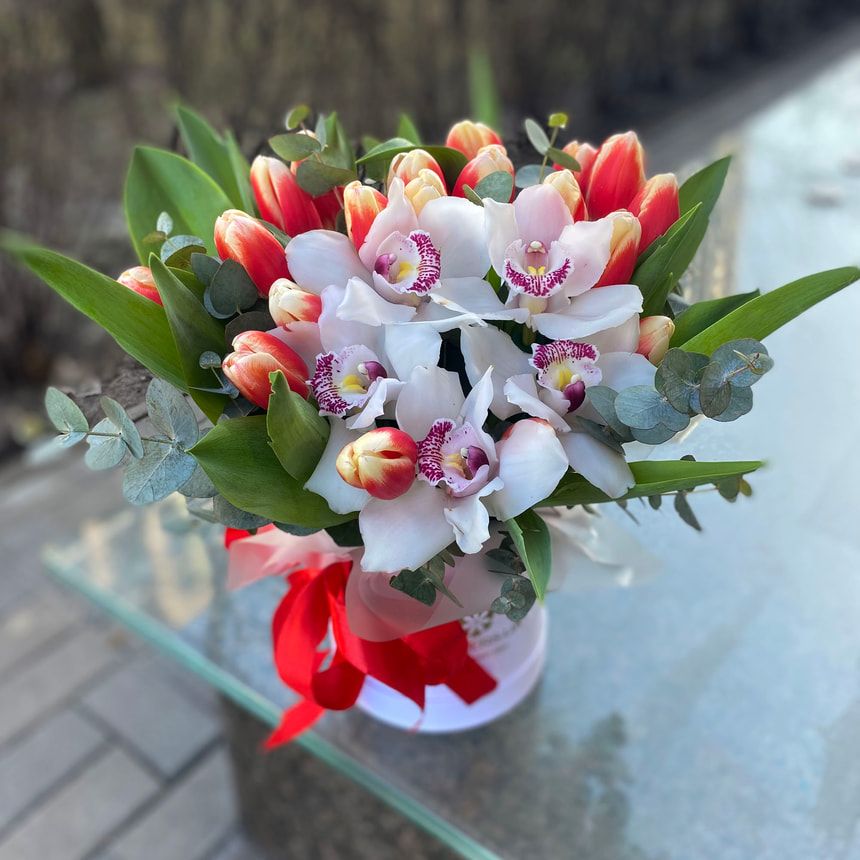 Композиция "Шёпот орхидей" – заказать у Flowers.ua