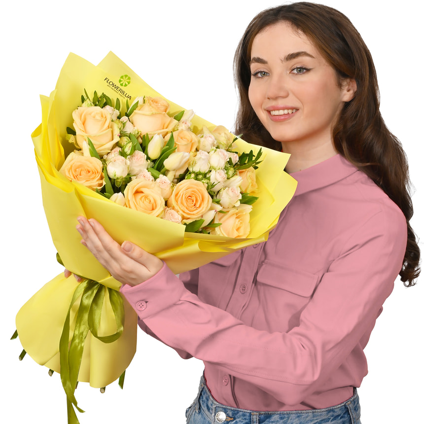 "Latte" bouquet – delivery in Ukraine