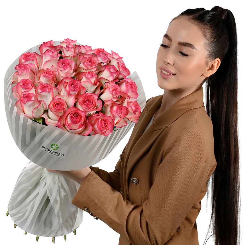 25 троянд Джумілія – доставка по Україні