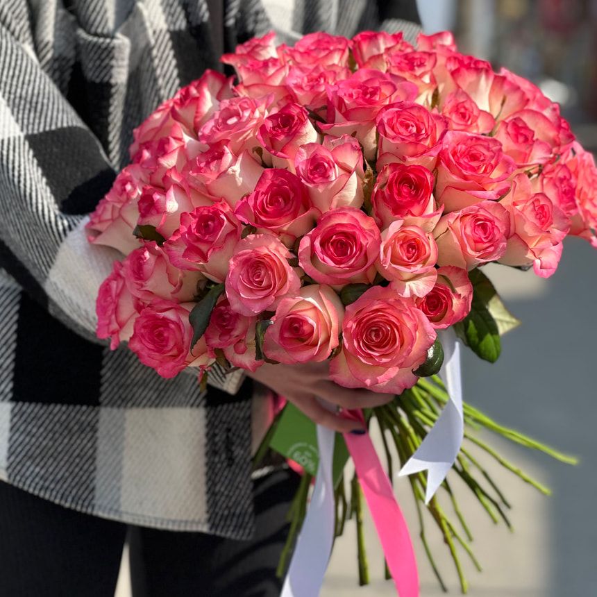 51 троянда Джумілія – замовити на Flowers.ua