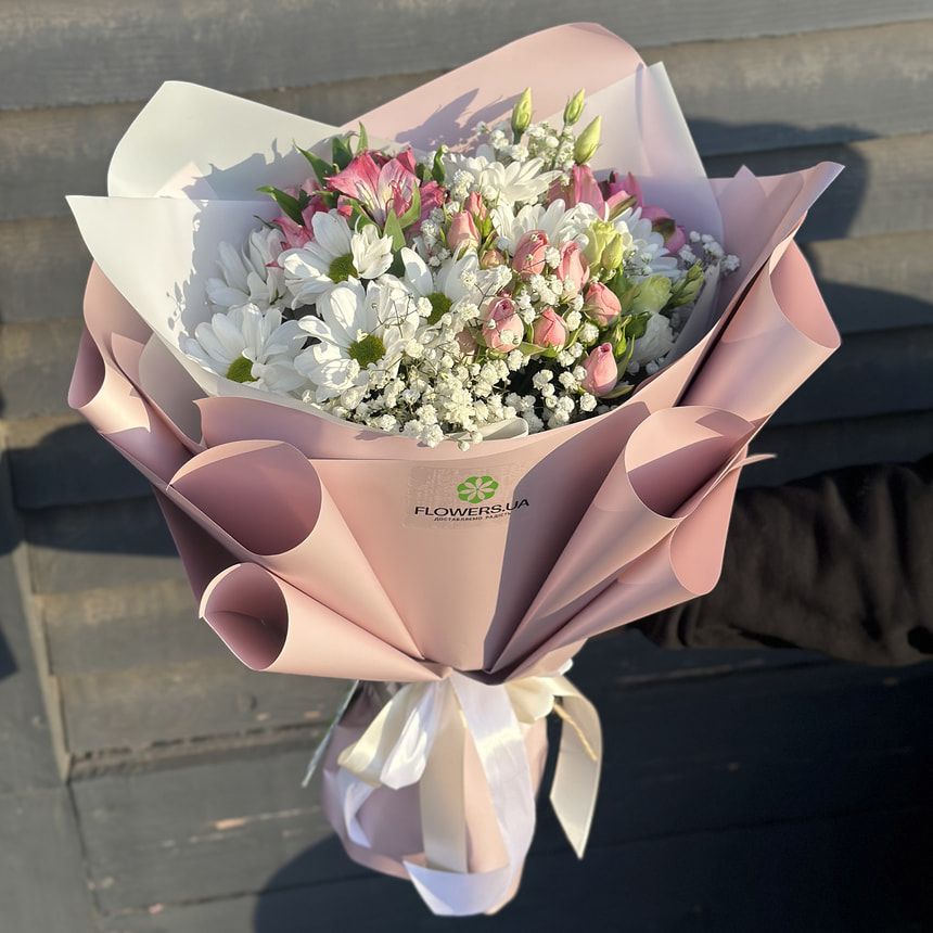 Букет "Розовый поцелуй" – заказать у Flowers.ua