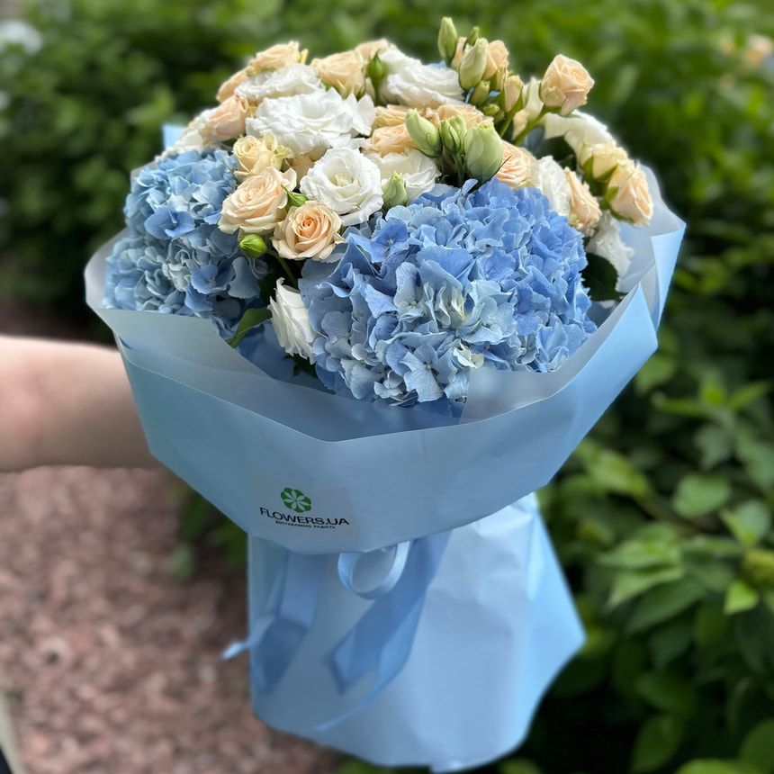 Букет "Голубая сказка" – заказать у Flowers.ua