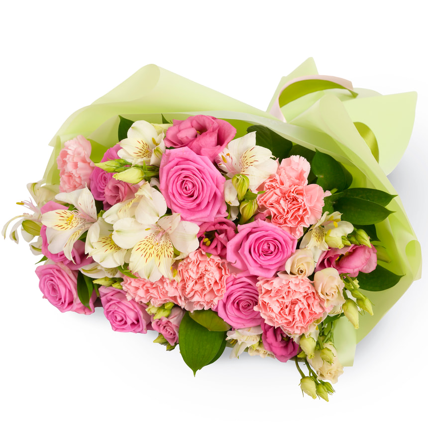 Букет "Рожеве сонце" – замовити з доставкою