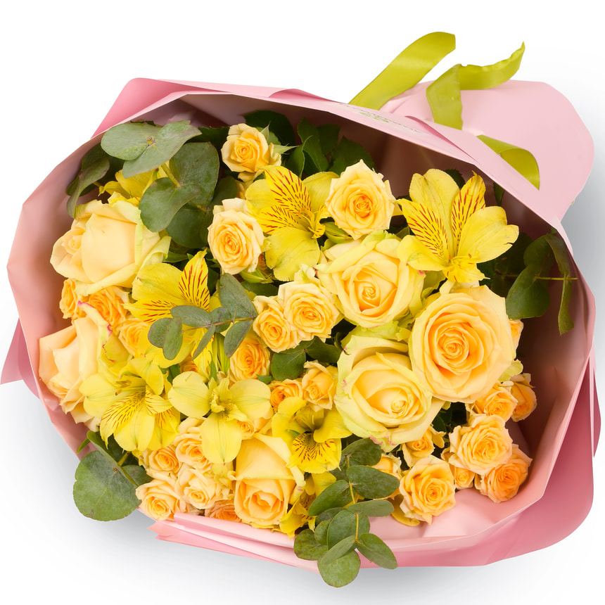 "Cream lace" bouquet – delivery in Ukraine