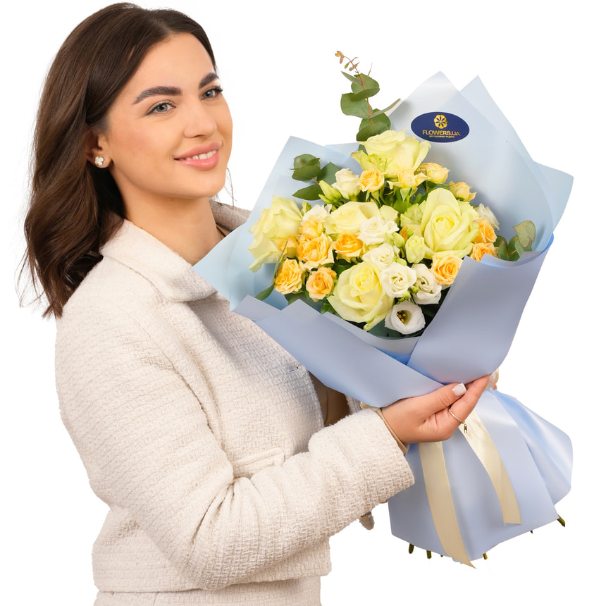 "Almond Milk" bouquet – delivery in Ukraine