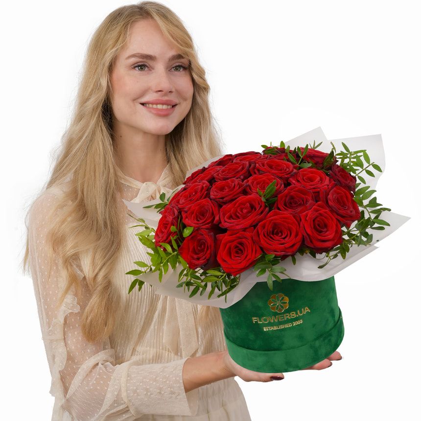 Композиція "Lady in Red" – доставка по Україні