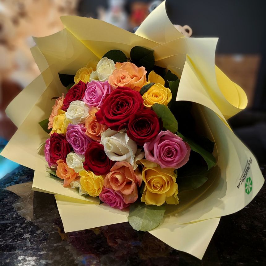 Bouquet of roses "Carnival of love"