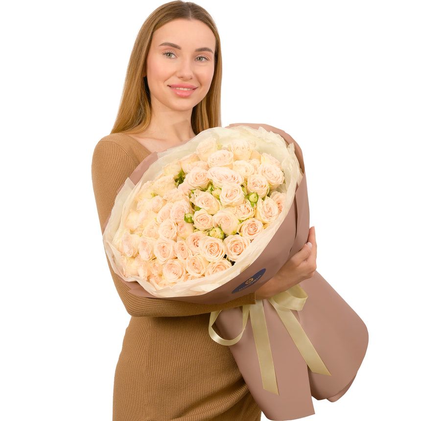 Букет "Cream Rose" – доставка по Украине