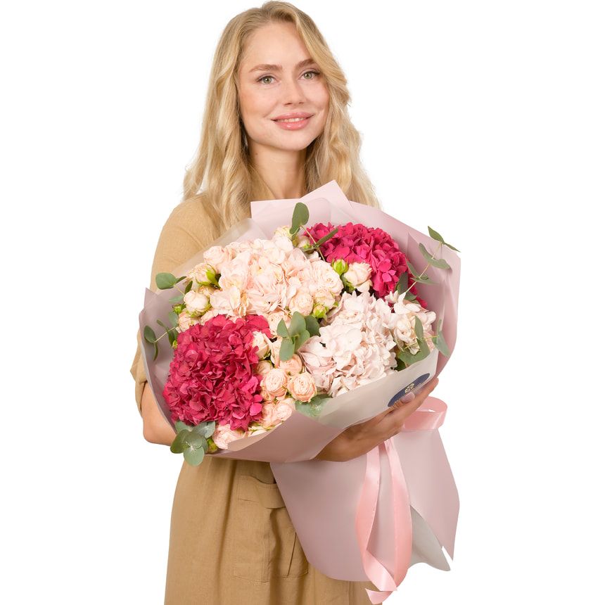 Букет "Пломбір і Малина" – доставка по Україні