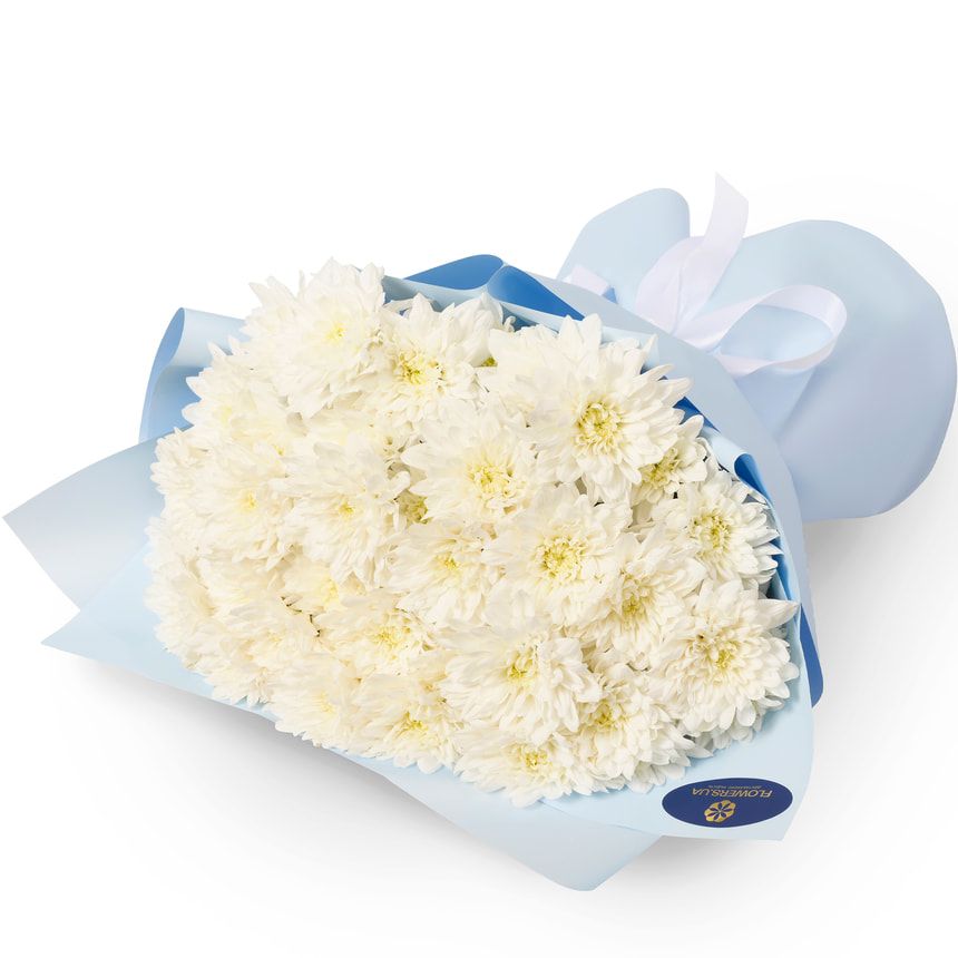 "Jurmala" bouquet of 9 chrysanthemums – order with delivery