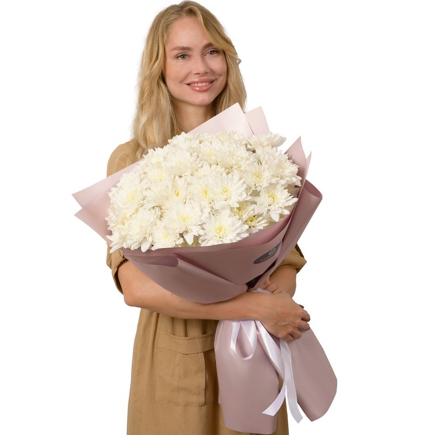 "Jurmala" bouquet of 11 chrysanthemums – delivery in Ukraine