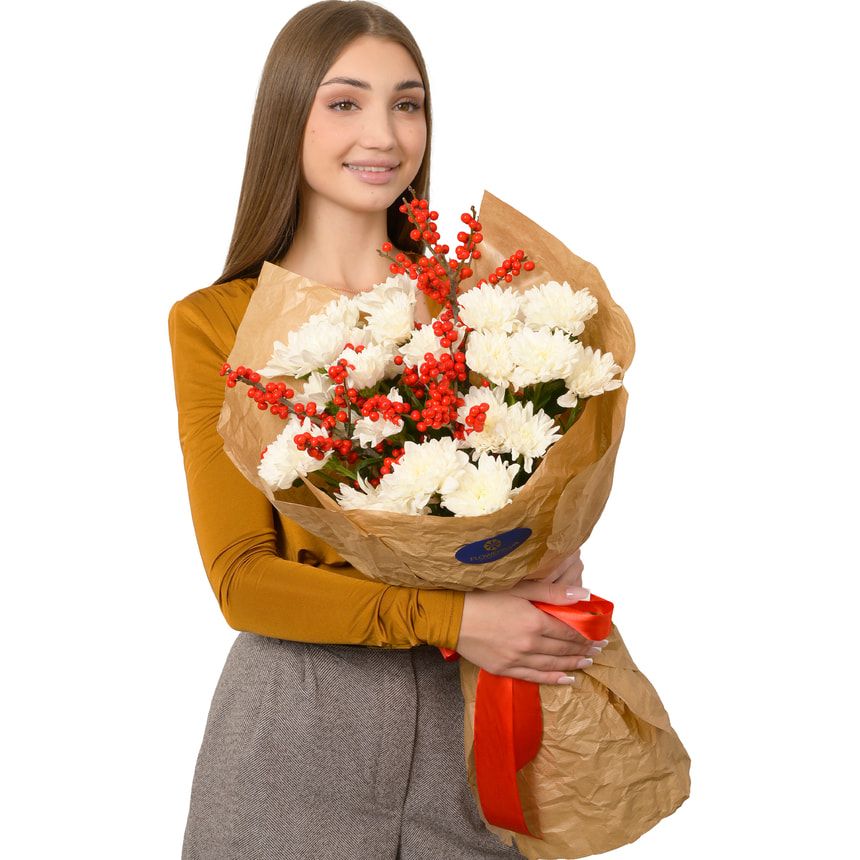 Букет "Red on White" – доставка по Україні