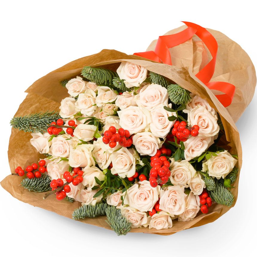 Букет "Зимові візерунки" – замовити з доставкою