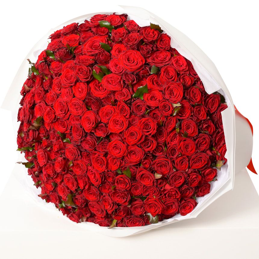 201 червона троянда – замовити з доставкою