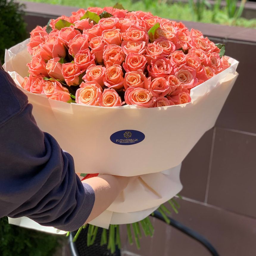 101 коралловая роза