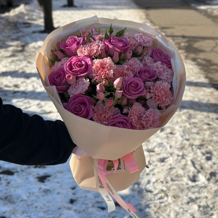 Букет "Розовая нежность" – заказать у Flowers.ua