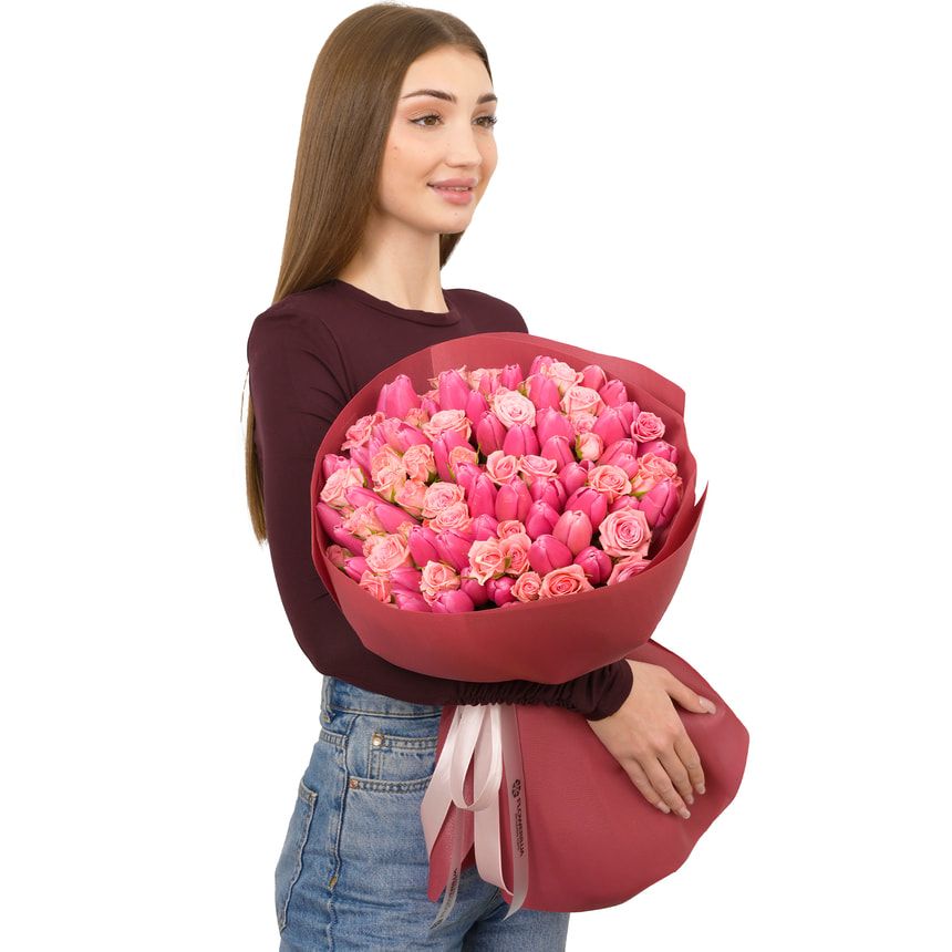 Букет "Рожева мара" – доставка по Україні