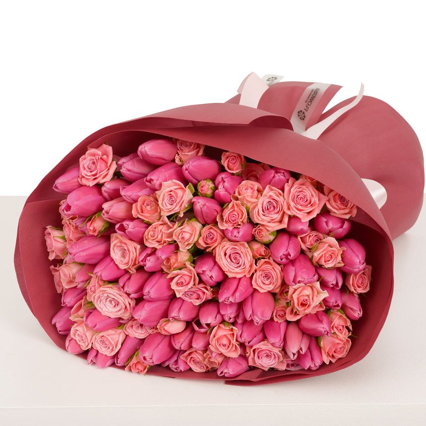 Букет "Рожева мара" – замовити з доставкою