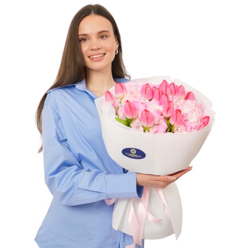 Bouquet "Pink Cloud of Tenderness" – delivery in Ukraine