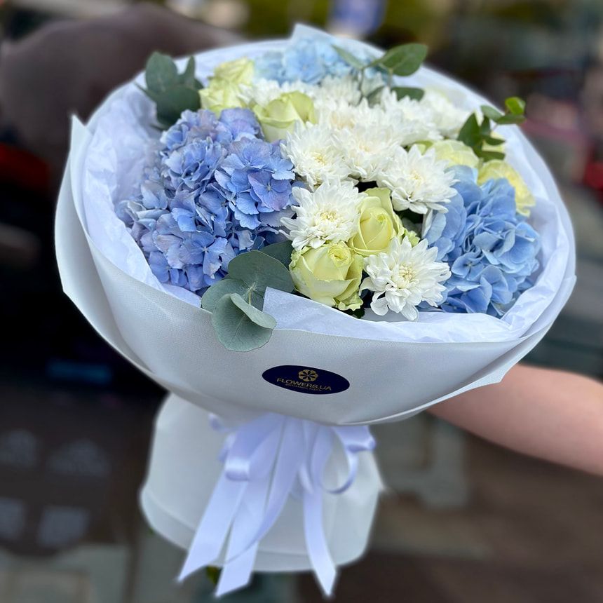 Букет "Вдохновение синевы" – заказать у Flowers.ua