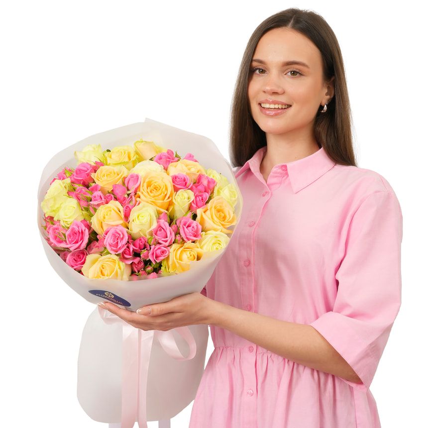 Bouquet "Contrast of Tenderness" – delivery in Ukraine