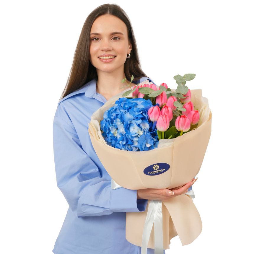 Букет "Лазурное вдохновение" – доставка по Украине