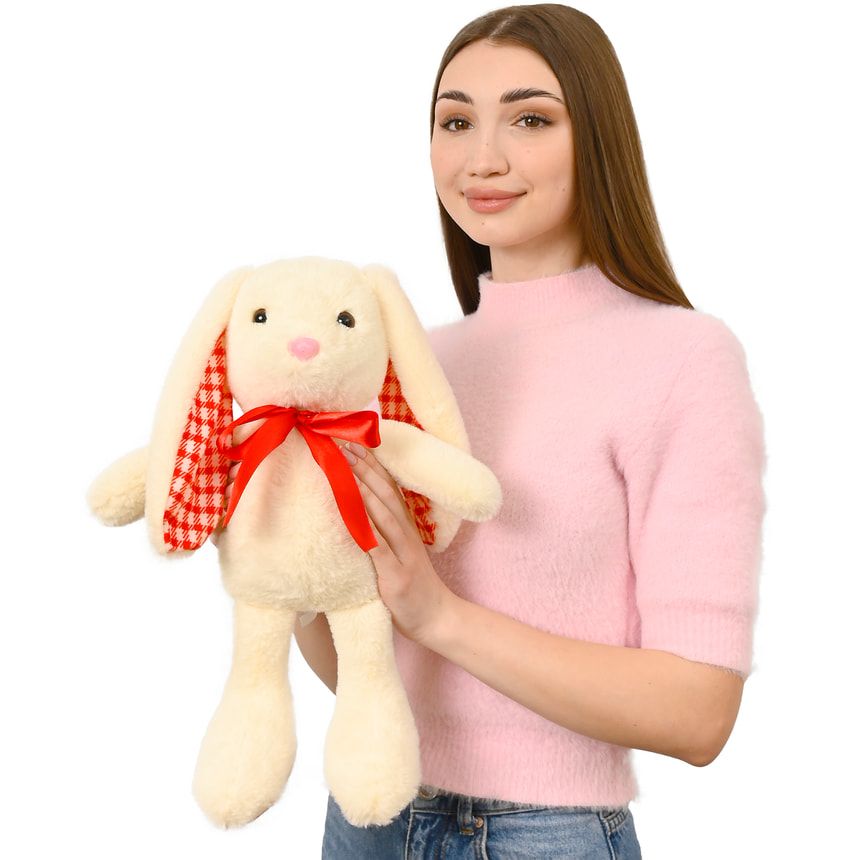 Мягкая игрушка "Милый зайка" – доставка по Украине