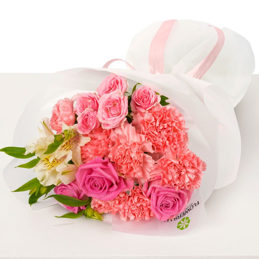 Bouquet "Pink Marshmallow" – order with delivery