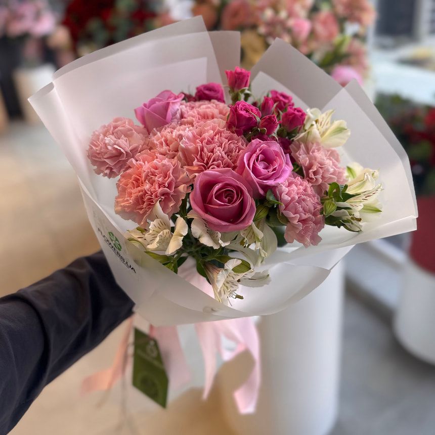 Букет "Рожевий зефір" – замовити на Flowers.ua