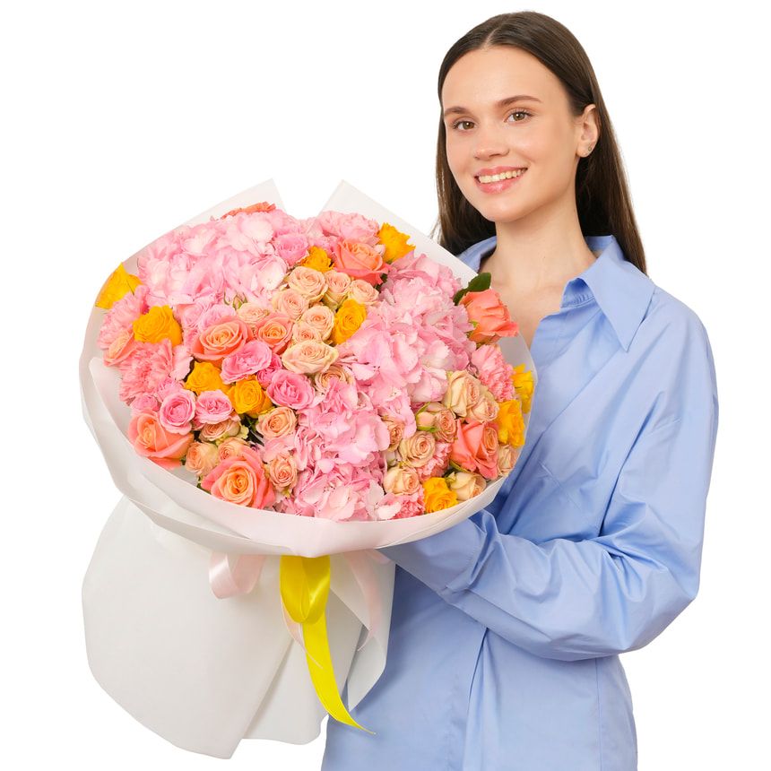 Bouquet "Pink Sunrise" – delivery in Ukraine