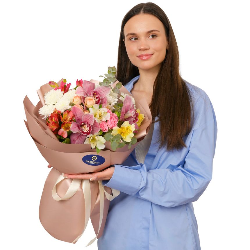Bouquet "Magic of Cymbidium" – delivery in Ukraine