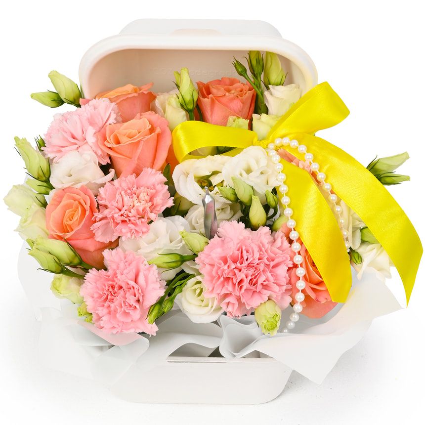"Stylish" bento-bouquet – order with delivery