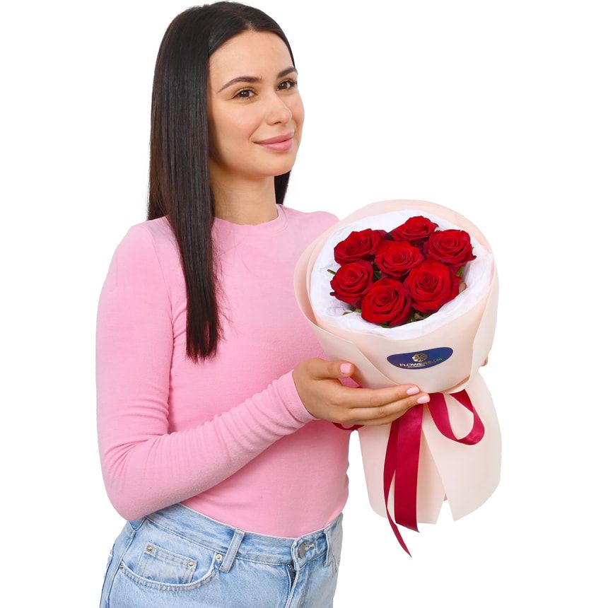 Bouquet "7 Red Roses" – delivery in Ukraine