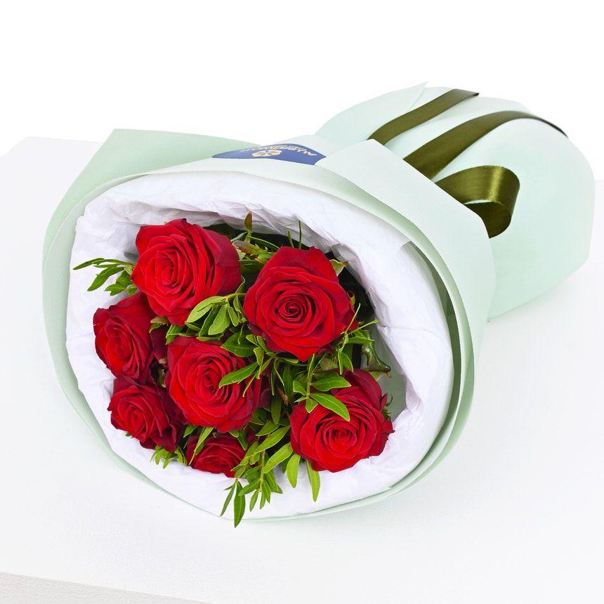 7 red roses – order with delivery