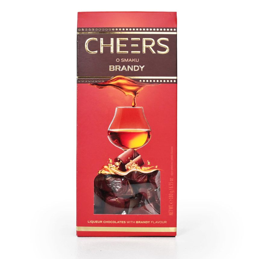Цукерки "Cheers" зі смаком бренді, 180 гр. – замовити з доставкою