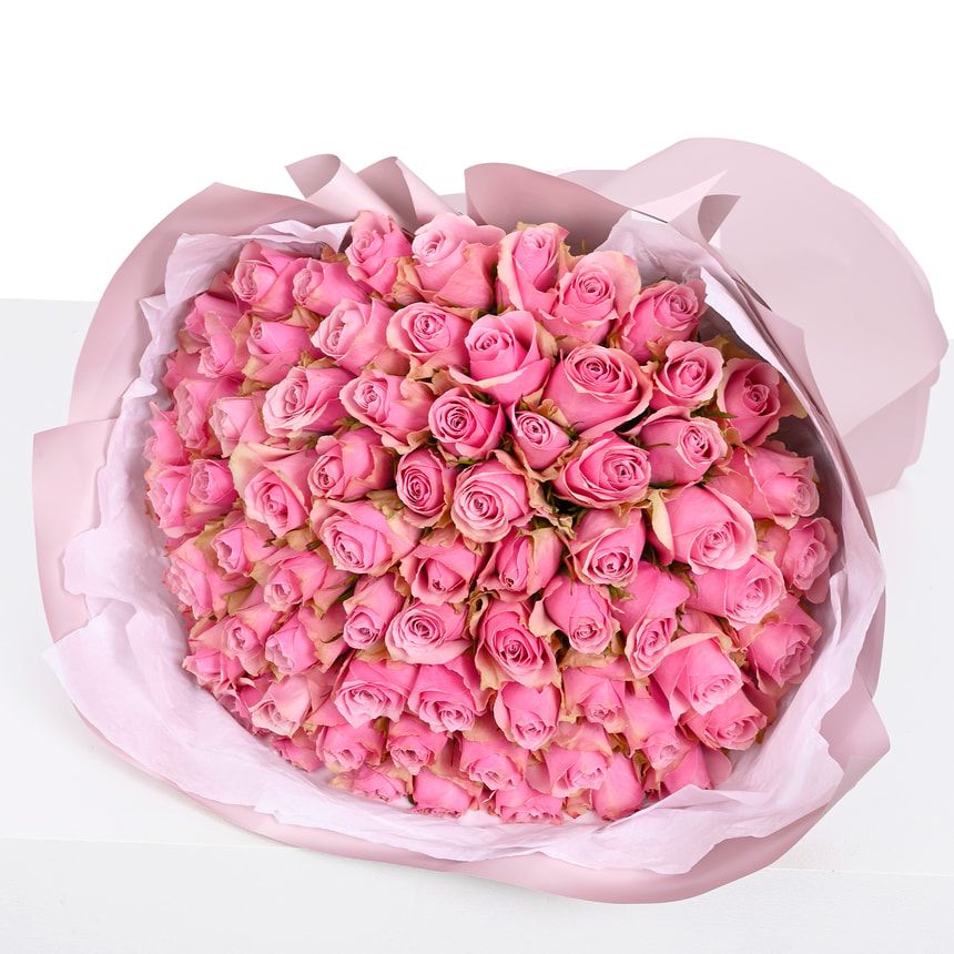 Bouquet of 75 roses Athena Royale – order with delivery