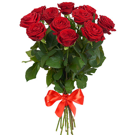 11 червоних троянд – доставка по Україні