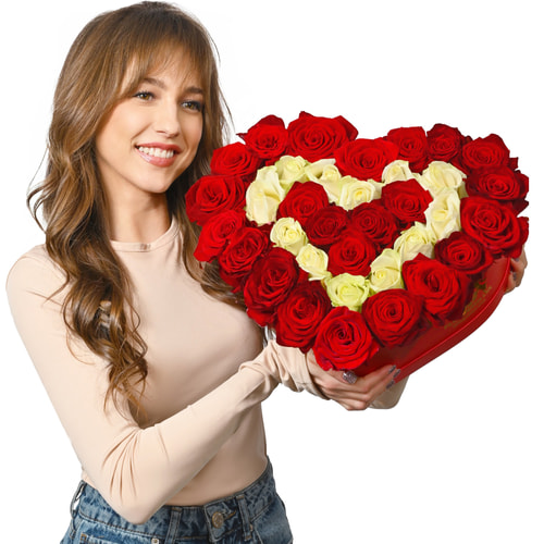 Композиція в коробці "Любов в твоїх очах"